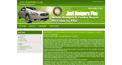 Desktop Screenshot of justbumpersplus.com