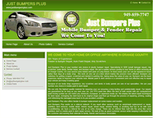 Tablet Screenshot of justbumpersplus.com